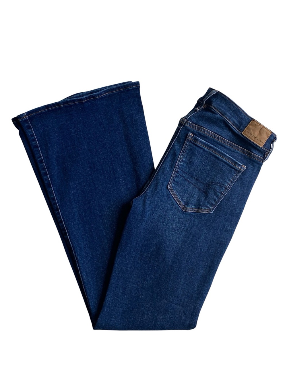American Eagle Outfitters Womens Low Rise Flare Jeans Size 2 - Picture 8 of 13